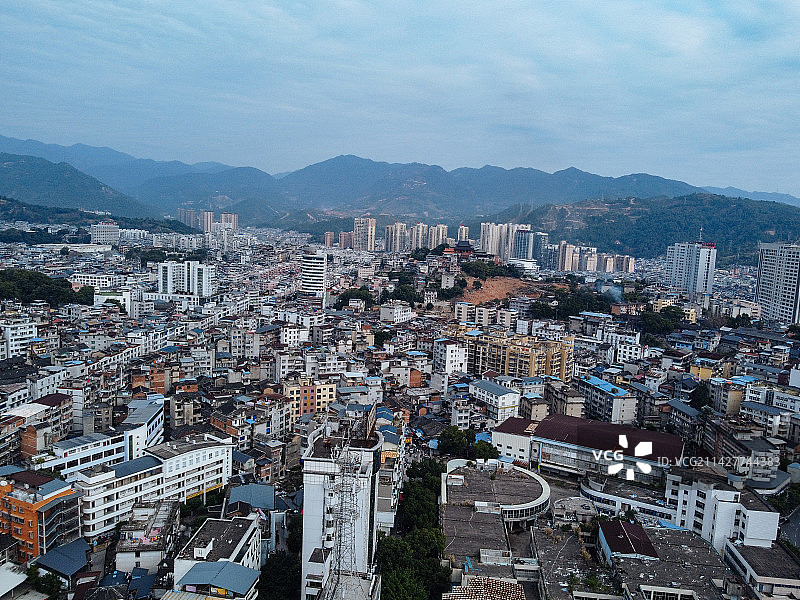 福安市 解放西路 广电大厦 富春公园 华兴大厦 春阳路 东百广场 富阳大桥图片素材