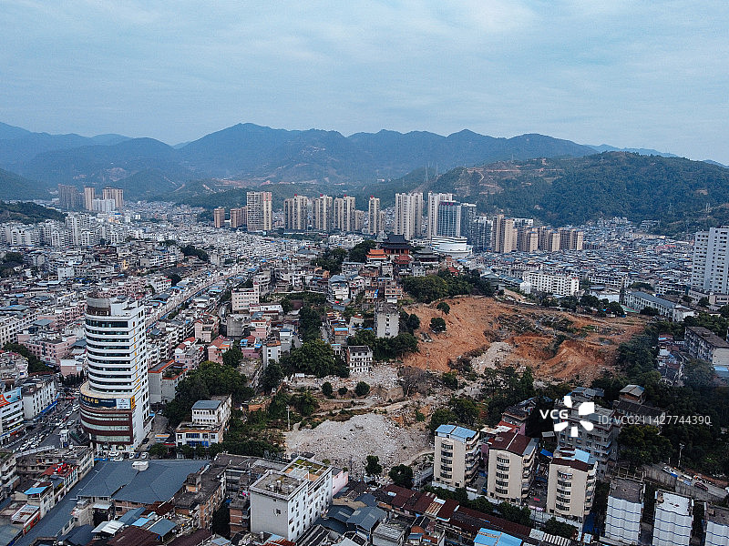 福安市 解放西路 广电大厦 富春公园 华兴大厦 春阳路 东百广场 富阳大桥图片素材