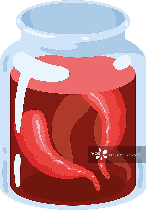 罐装辣椒蔬菜图片素材