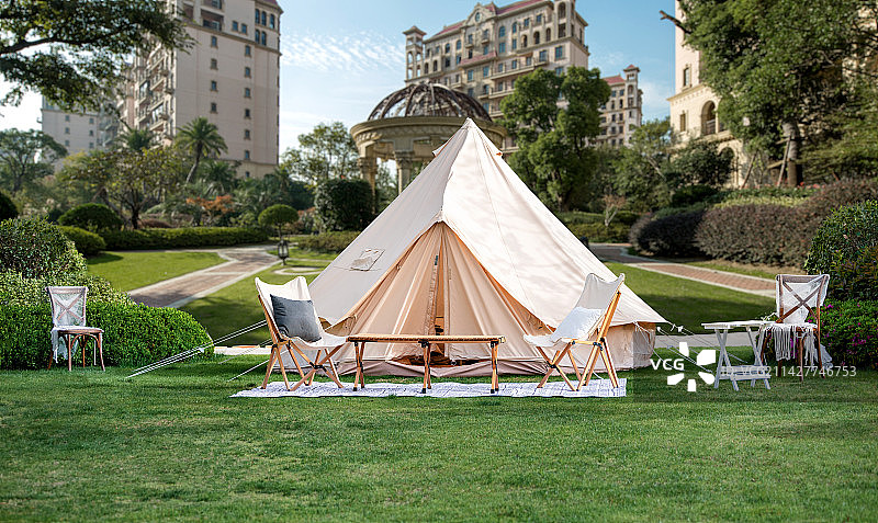 帐篷，无人，户外健康生活方式图片素材