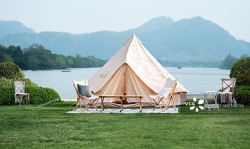 帐篷，无人，户外健康生活方式图片素材
