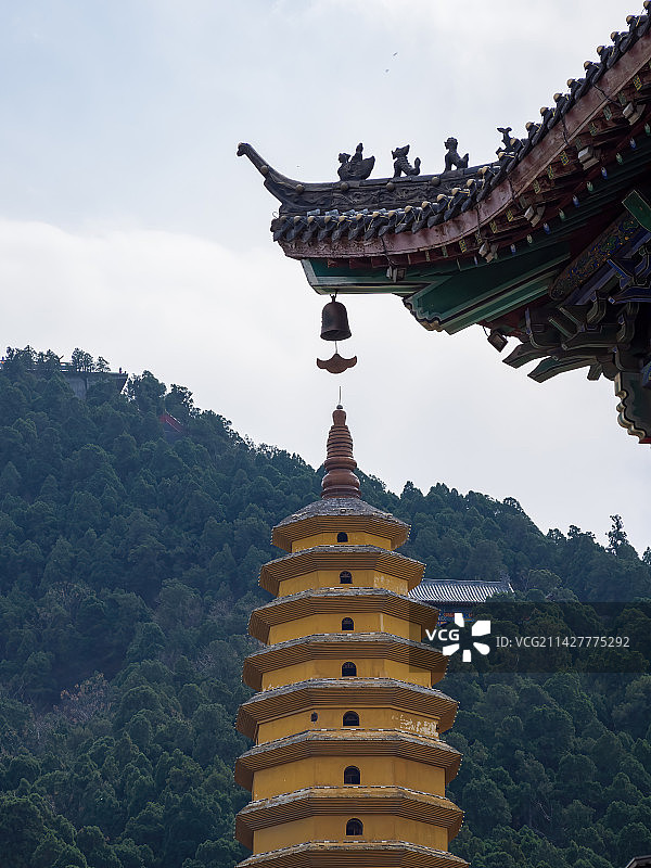 中国河南洛阳灵山寺 全国重点文物保护单位  旅游风景区图片素材