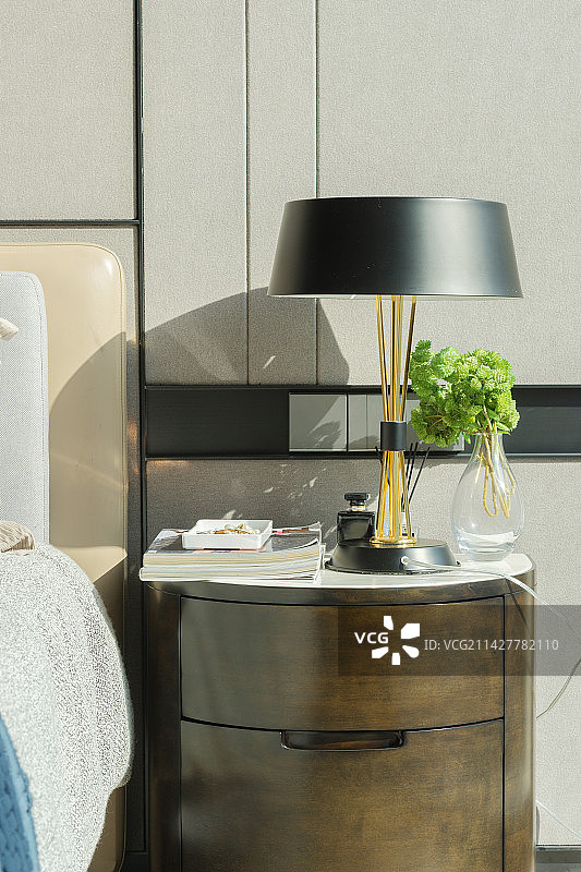 卧室床头柜图片素材