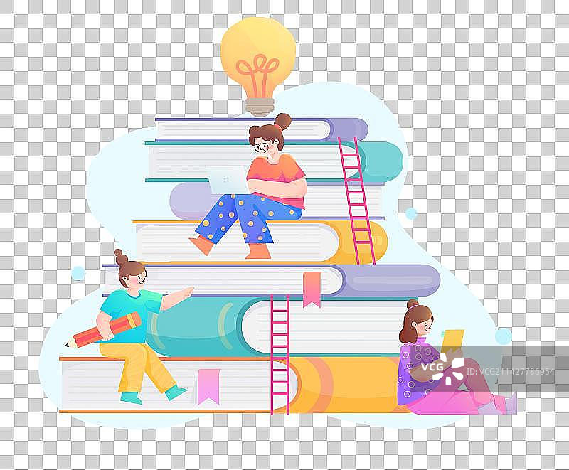 学习充电图片素材