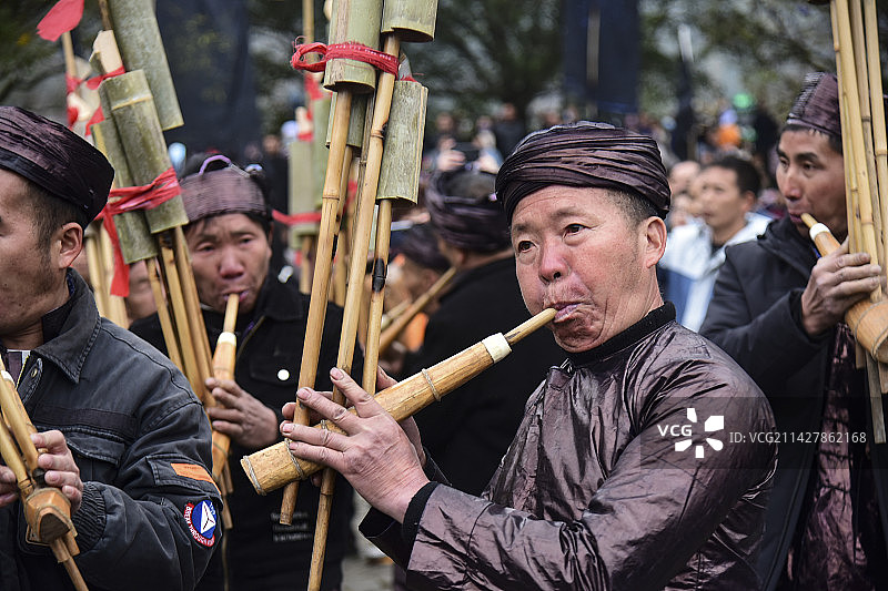 侗寨萨玛节图片素材