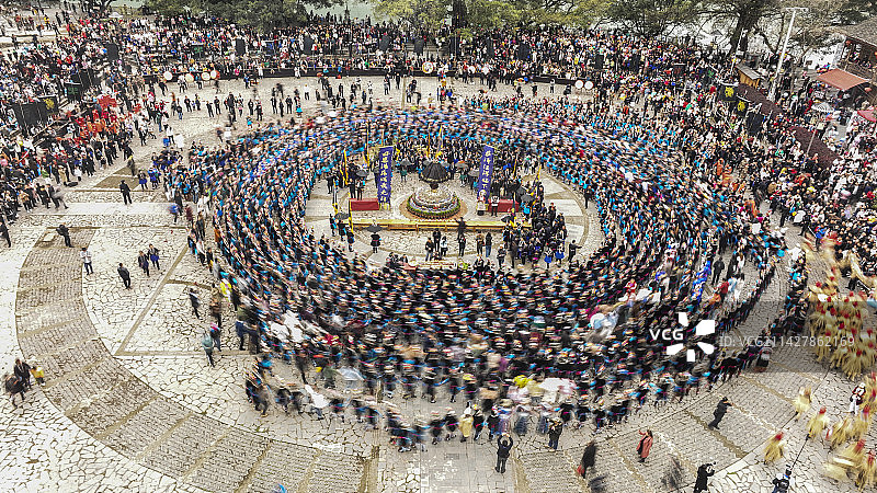 侗寨萨玛节图片素材