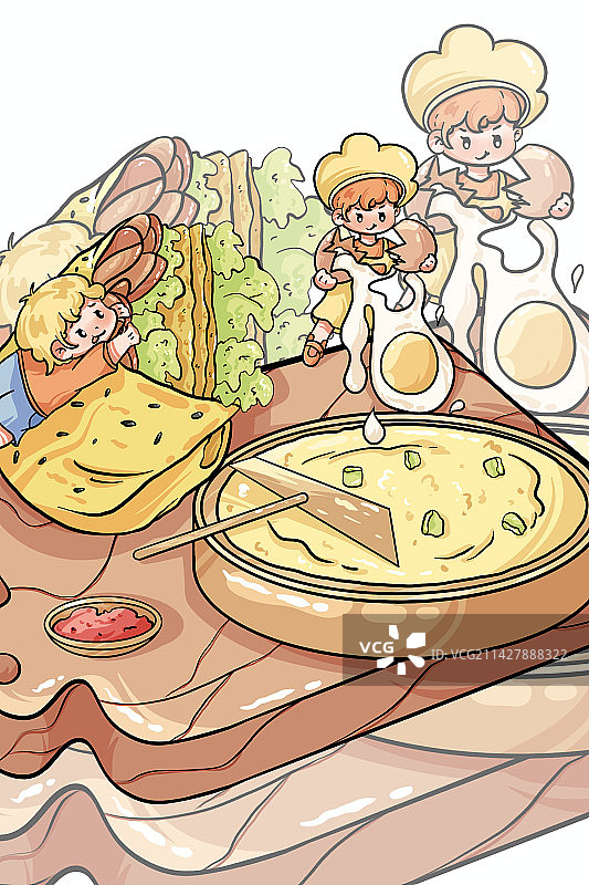 天津煎饼果子图片素材