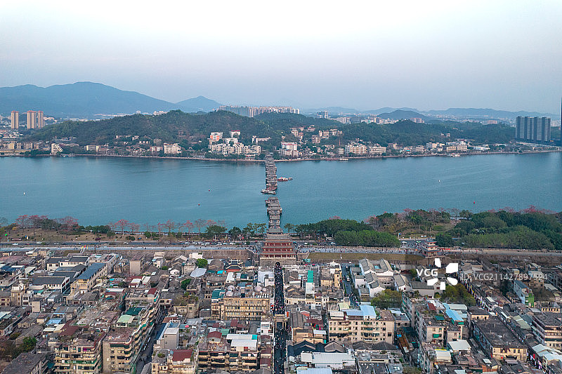 潮州古城航拍图片素材