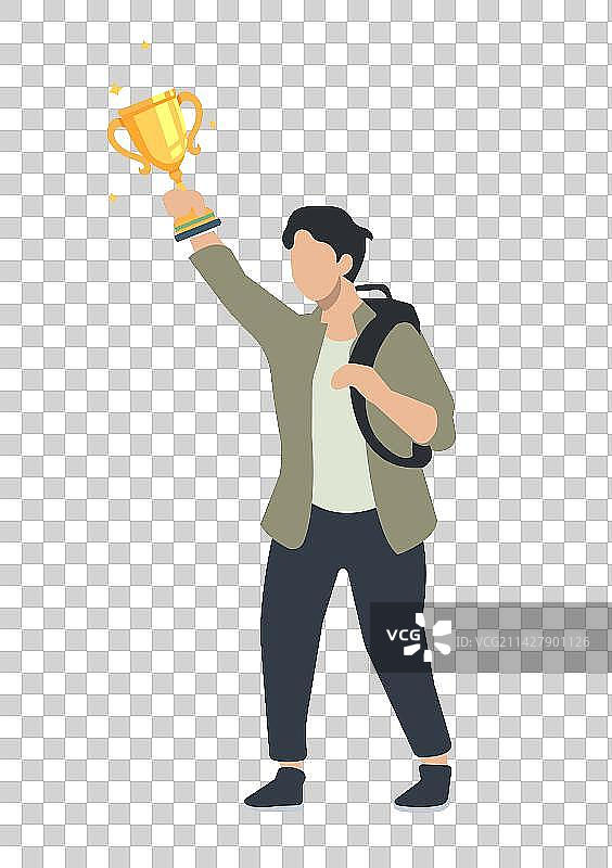 考研上岸图片素材