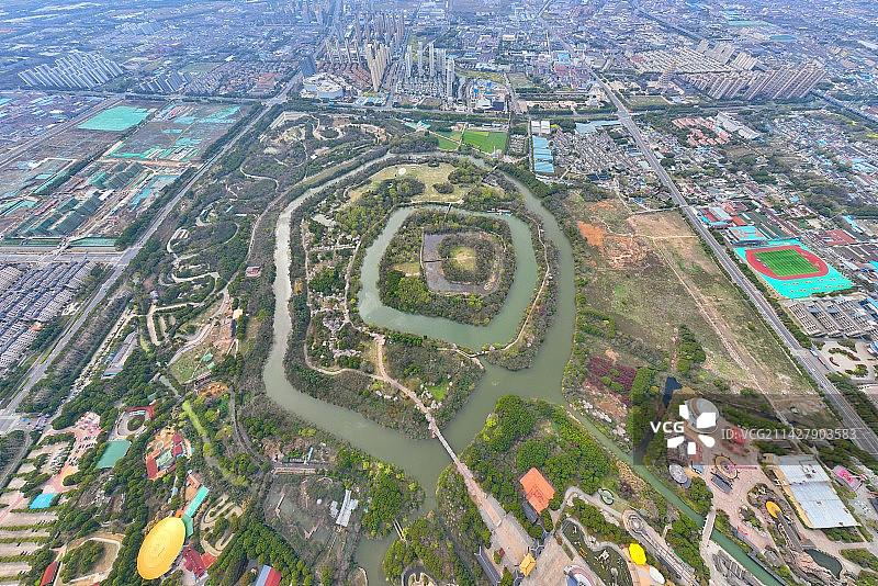 淹城遗址公园图片素材