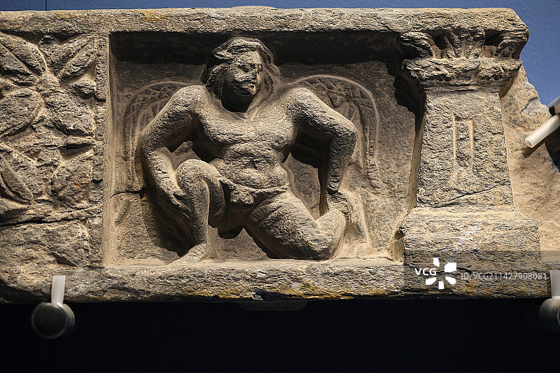 故宫犍陀罗石刻艺术展展览构建图片素材