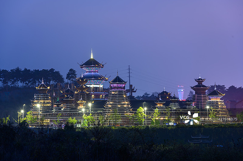 多彩贵州城图片素材