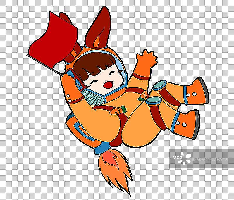 儿童宇航员图片素材