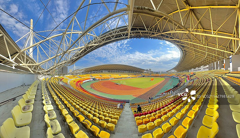 衡阳市体育中心衡阳师范学院运动会现场图片素材