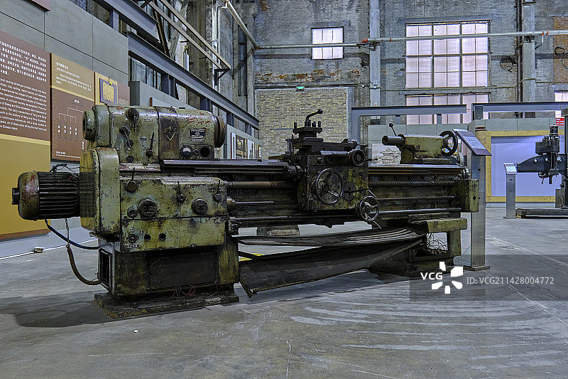 沈阳中国工业博物馆工厂重型机器工业设备图片素材