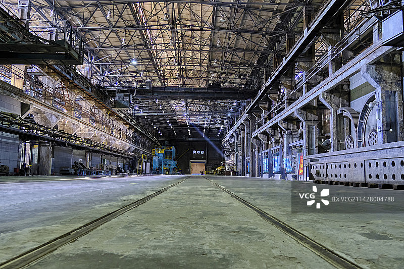 沈阳中国工业博物馆工厂重型机器工业设备图片素材