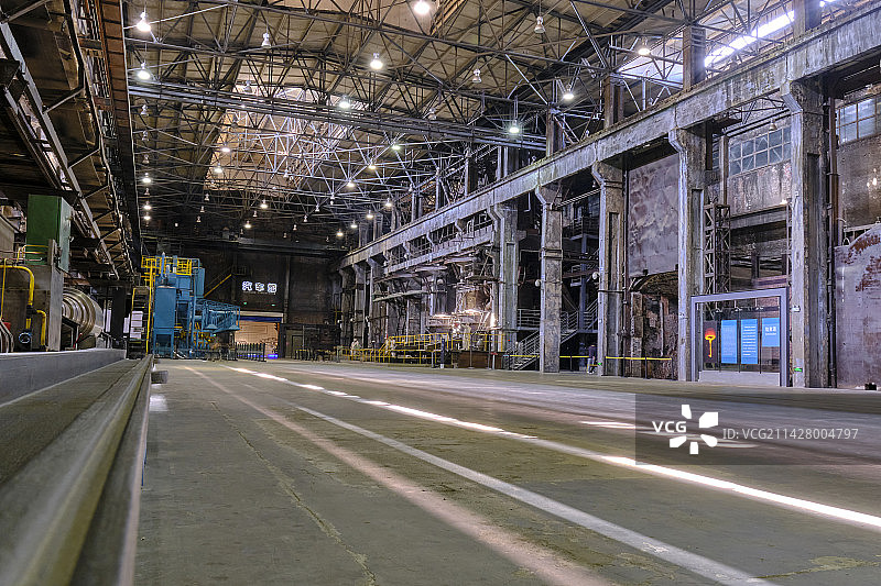 沈阳中国工业博物馆工厂重型机器工业设备图片素材