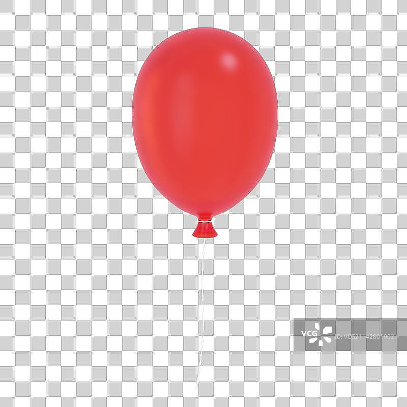 3D立体气球节日元素图片素材