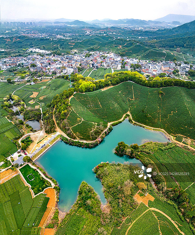 杭州龙坞茶镇图片素材