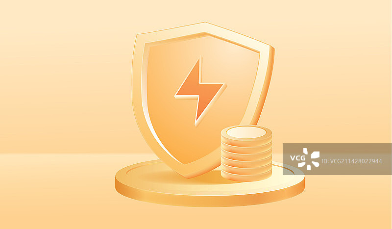 互联网金融理财安全防护盾牌图片素材