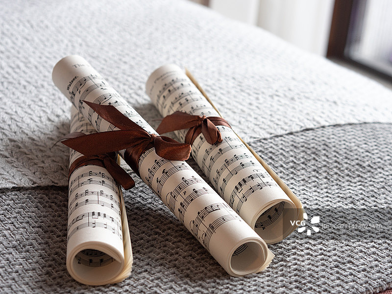 小提琴乐谱图片素材