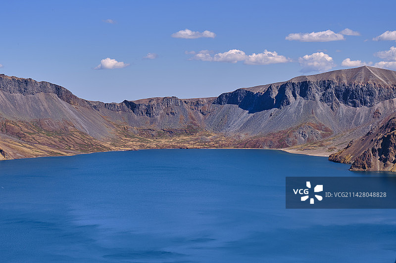 吉林长白山天池西坡湖泊高山自然唯美风光图片素材