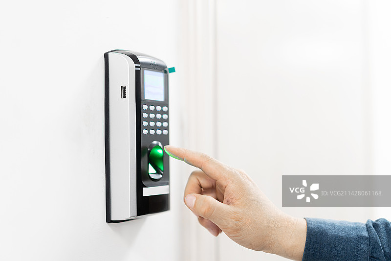 密码指纹锁图片素材