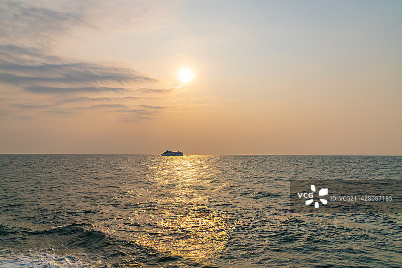 涠洲岛   海岸 落日 风光 广西北海图片素材