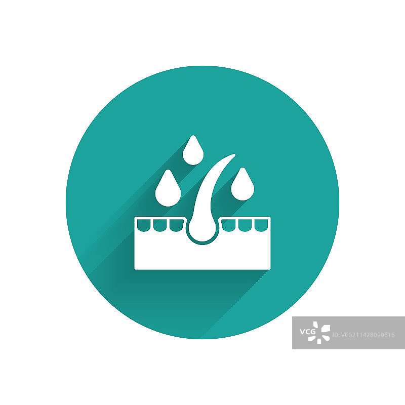 用于头发护理的白色有机精油图片素材