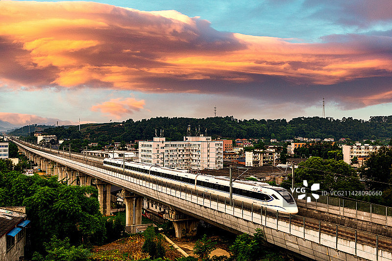 川藏铁路成雅段图片素材