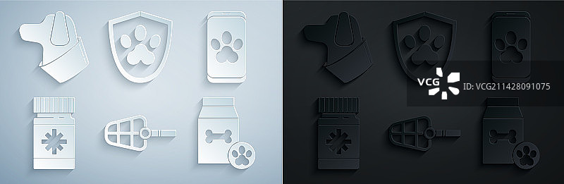 狗嘴套在线宠物诊所标志图片素材