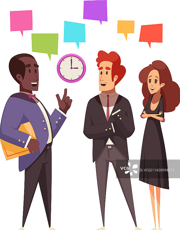 聊天气泡同事构成图片素材