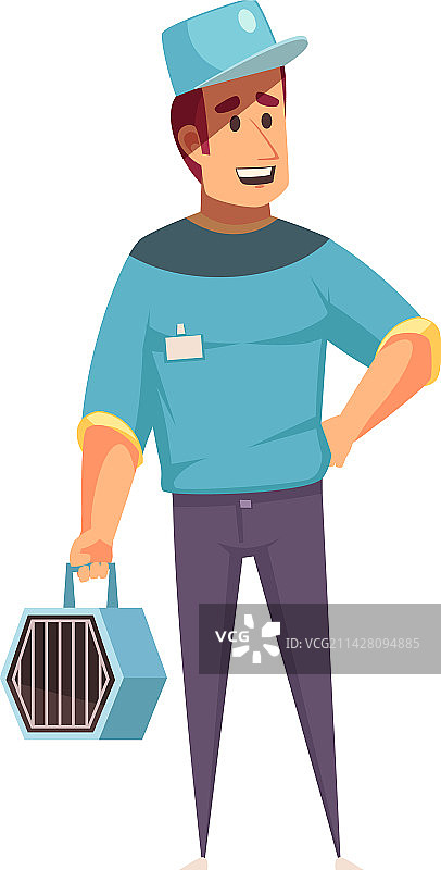 宠物携带箱领养组合图片素材