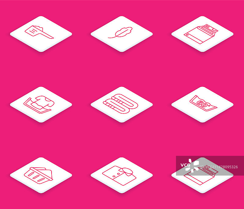 线路设置：洗衣粉、羽毛、垫圈、盆图片素材