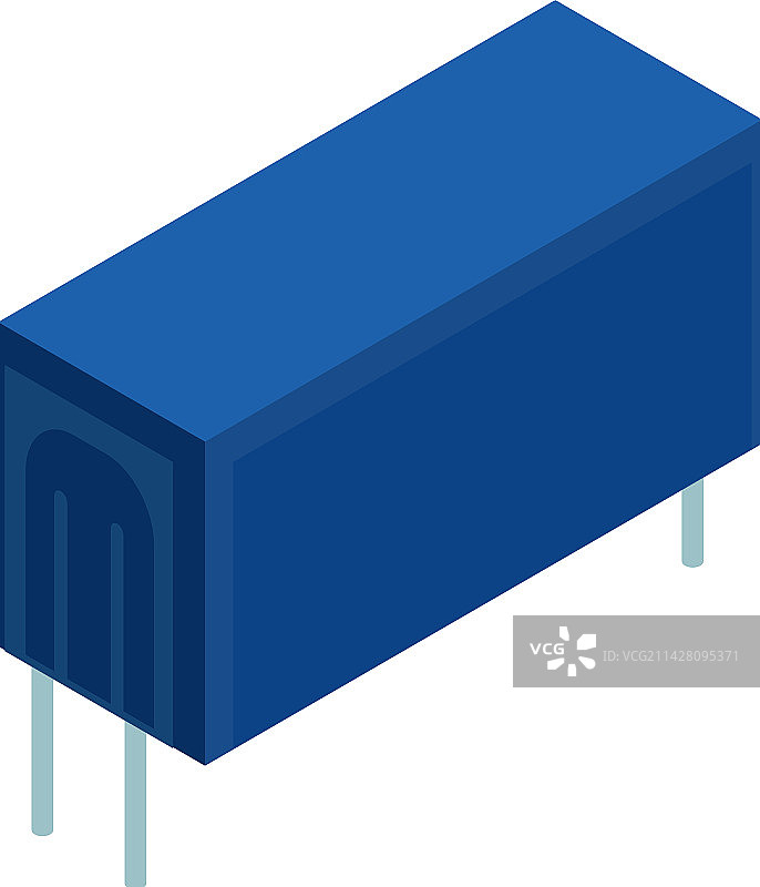 2.5D变压器半导体组合图片素材