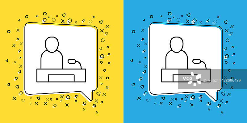 电视报告图标图片素材