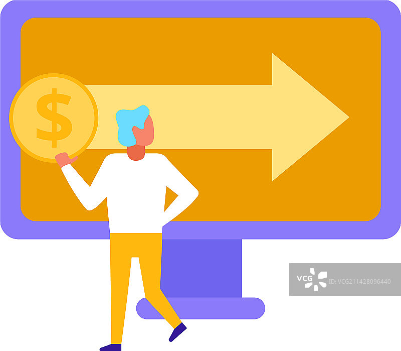 金融支付硬币组合图片素材