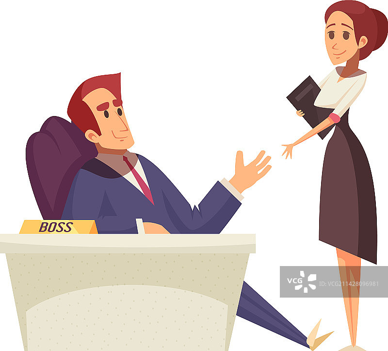 简历招聘老板组合图片素材