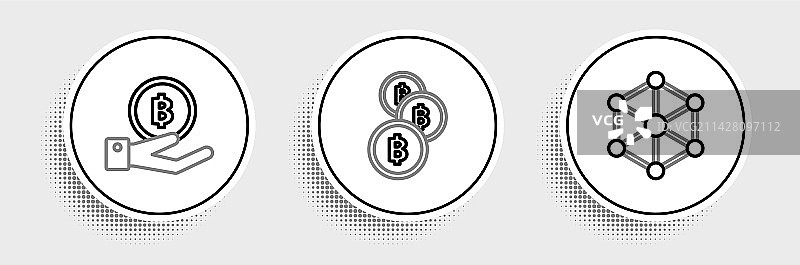 区块链技术与手持设备生产线图片素材