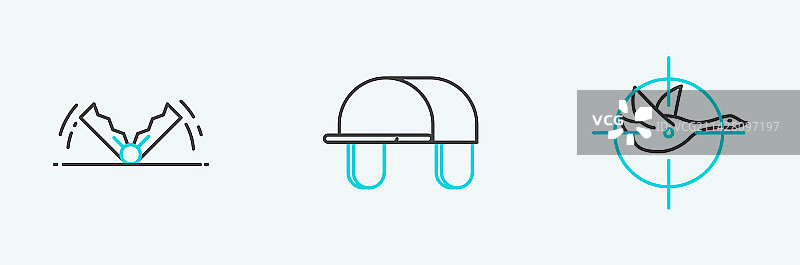 猎鸭与十字线陷阱图片素材