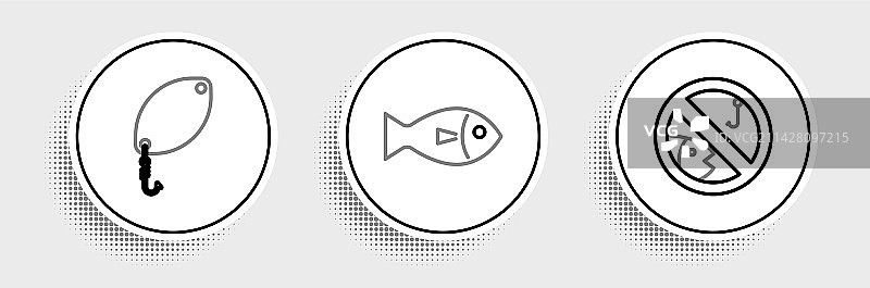 禁止钓鱼图片素材