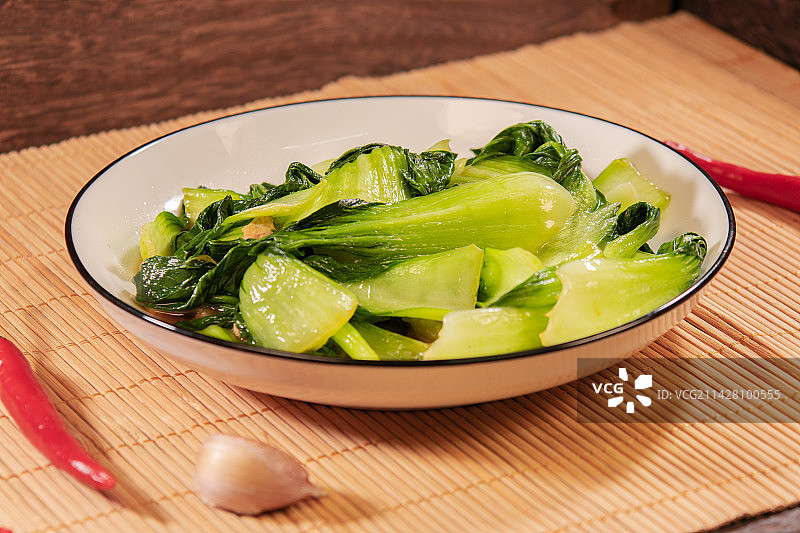 炒青菜图片素材