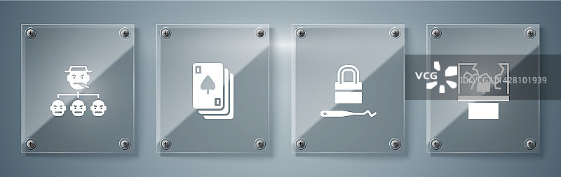 用于开锁的破损窗户锁图片素材