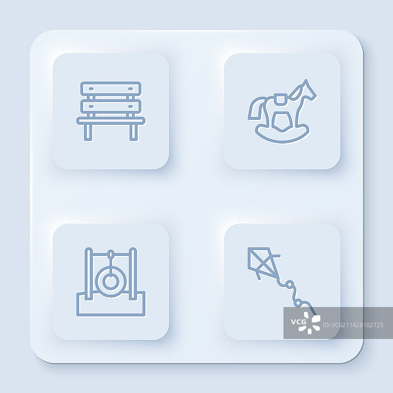 长椅马鞍秋千汽车轮胎图片素材