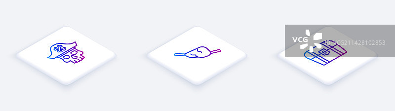 2.5D海盗船长眼罩图标图片素材