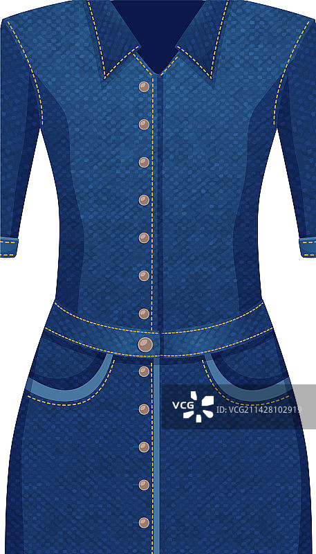 女性牛仔服装搭配图片素材