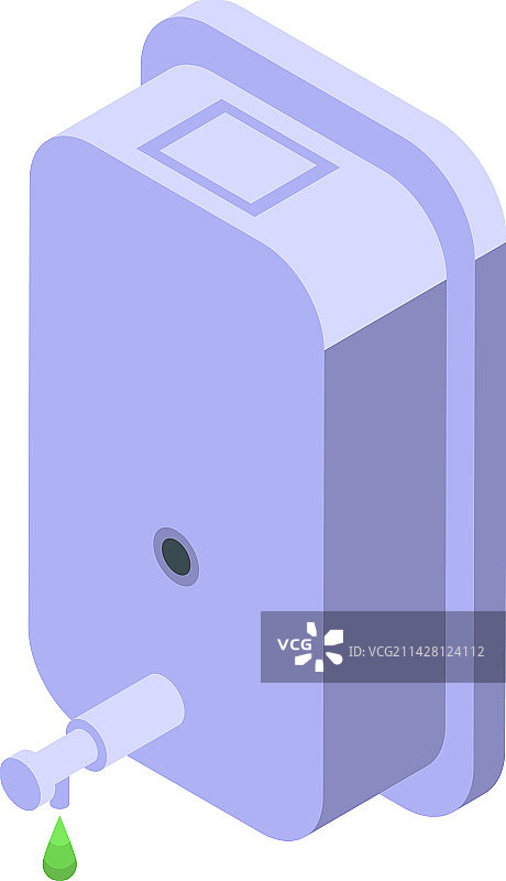 WC皂液器图标2.5D房间水槽图片素材