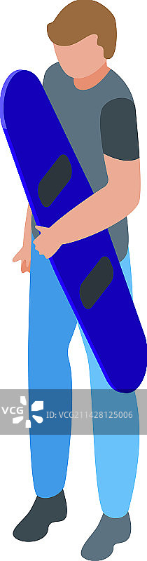 冲浪板图标2.5D风帆冲浪图片素材