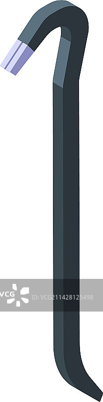 建筑撬棍图标2.5D图片素材