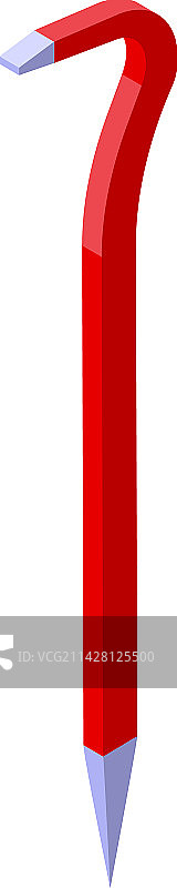 2.5D撬棍工具图标图片素材